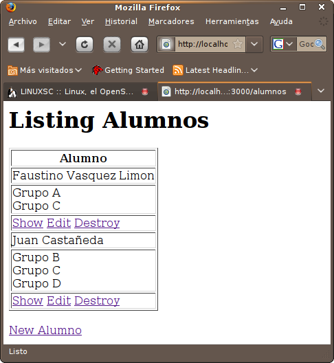 Ejemplo de Relacion HABTM con Checkboxes RoR 6 .
