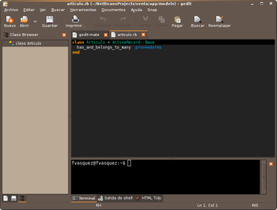 Simular Textmate Con Gedit Para Desarrollo Con RoR - Linuxsc.net ...