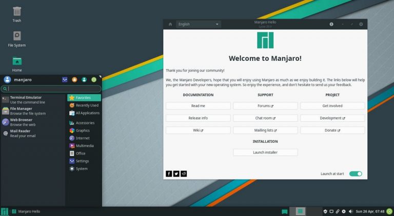 Manjaro Linux 20.0 Lysia llega con Kernel 5.6, Pacman 9.4 y más