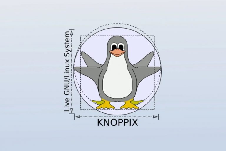 Knoppix la distribución en vivo grabada en CD, DVD o unidad flash USB