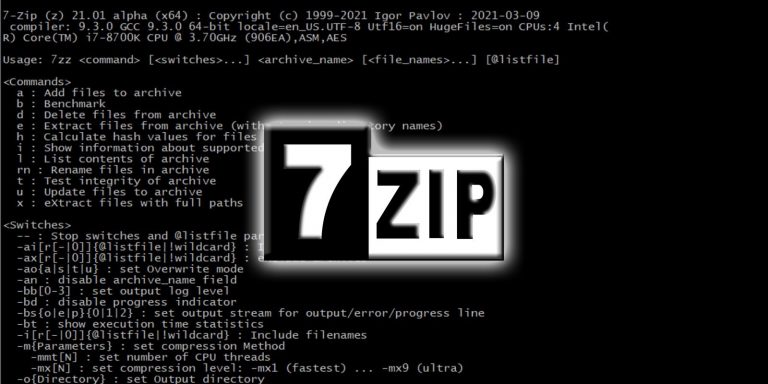 El desarrollador de 7-Zip lanza la primera versión oficial para Linux