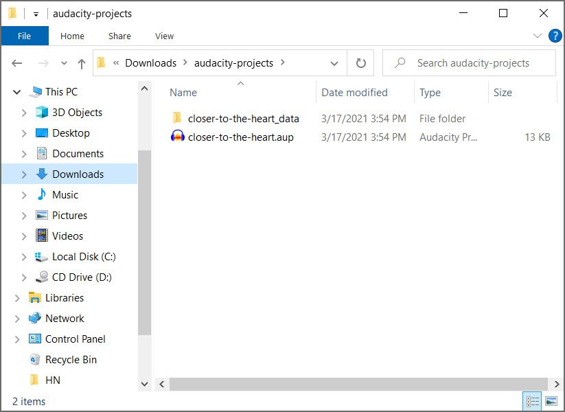 Audacity 3.0 ahora con nuevo formato de archivo AUP3 1 old project format