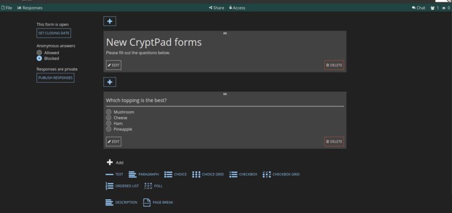 8 ejemplos de software de colaboración de código abierto 8 CryptPad