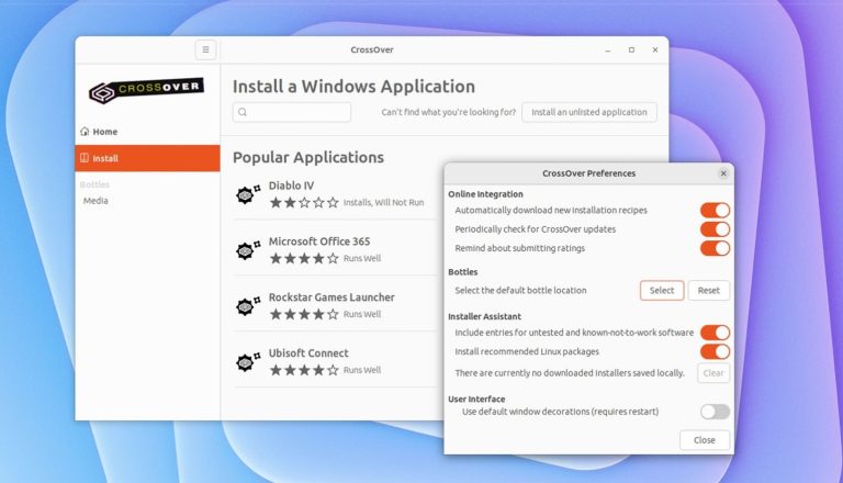 CrossOver 24 lanzado con mejoras de interfaz de usuario y correcciones de instalación de Office 365
