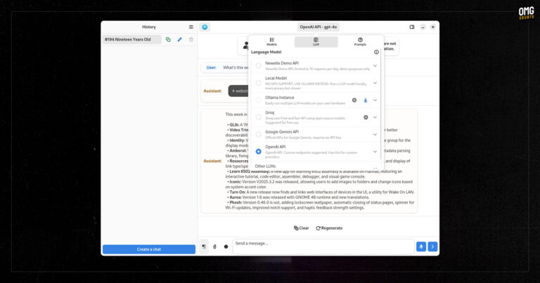 Newelle, el asistente de “IA” para GNOME, llega a la versión 1.0