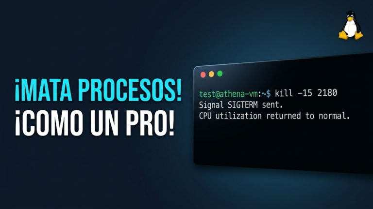 Domina el comando KILL en  Linux para enviar señales a procesos