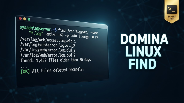 El comando find explicado: De principiante a experto en Linux