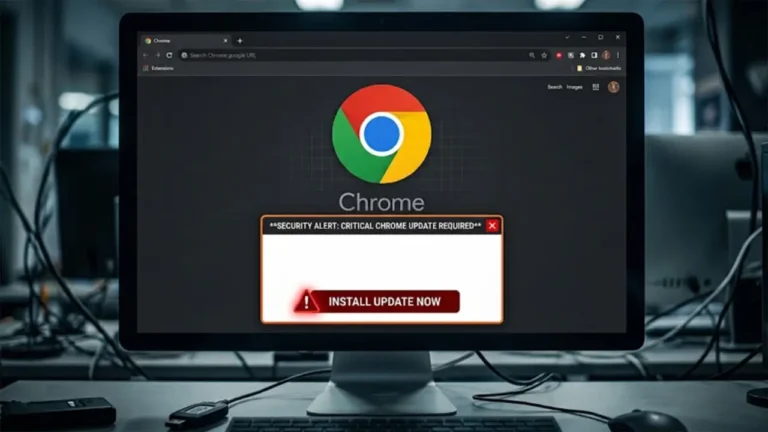 ¡Cuidado! La falsa actualización de Chrome que instala malware